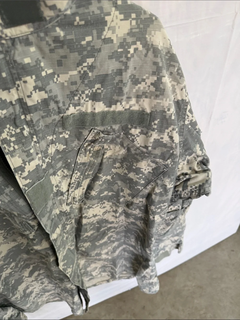 Men's Digital Camouflage Field Jacket - Gray Green & Tan Military Jacket
